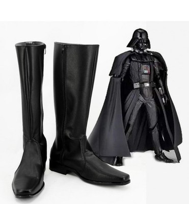 Star Wars Darth Vader Cosplay PU black Boots Halloween Carnival party Accessory