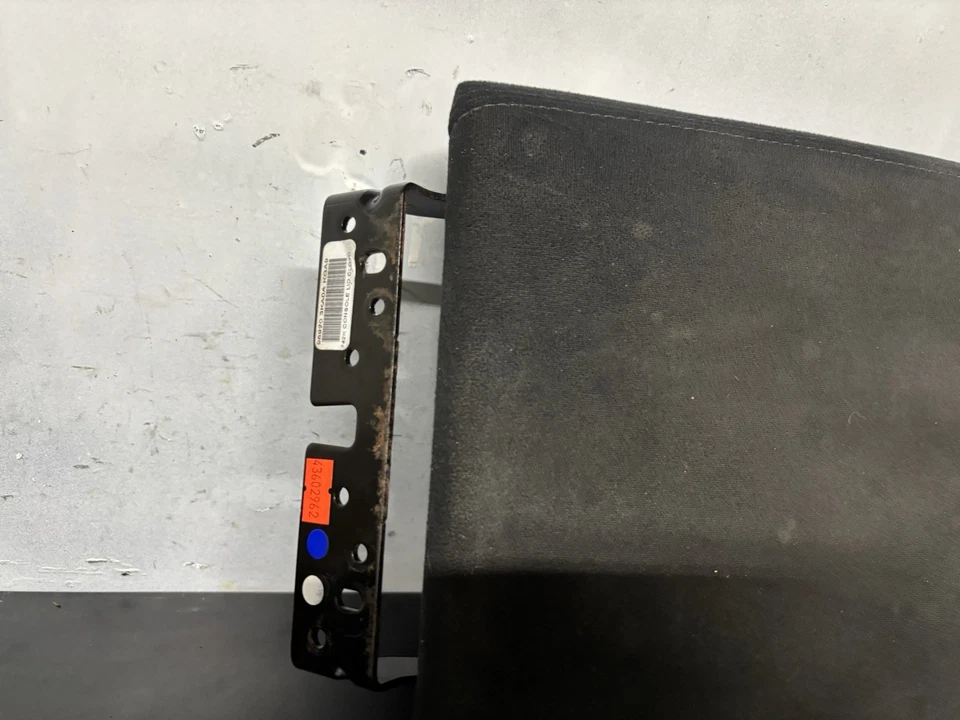 Nissan Pathfinder JX35 QX60 13-19 consola central tapa de almacenamiento reposabrazos gamuza negra Foto 2 de 4