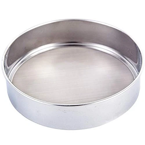 Flour Sifter Round Flour Sieve Strainer with 40 Mesh Premium Rustproof Stainl...