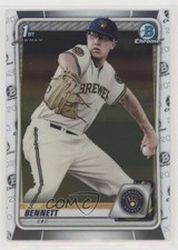 2020 Bowman Chrome Prospects Nick Bennett #BCP-140 0q5