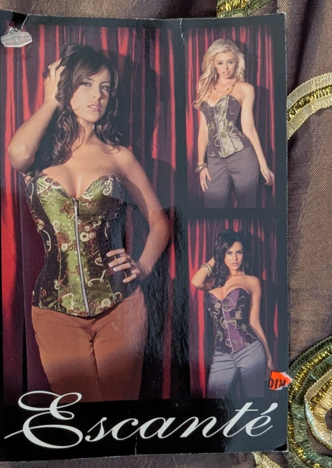 NUEVO Corsé/Bustiers Escante Lencería Mocha (Sweetheart) Talla 38 Foto 2 de 4