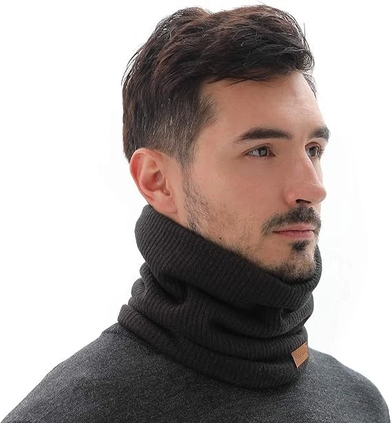 NovForth Máscara de Gaiter de Lã Aquecedor de Pescoço de Inverno para Homens e Mulheres, Cachecol À Prova de Vento - Imagem 4 de 4