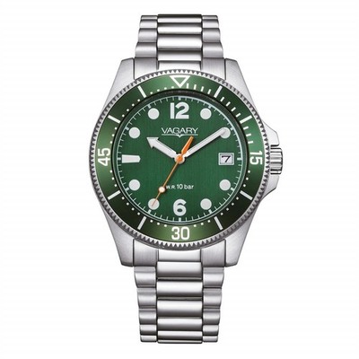 Uhr VAGARY by CITIZEN Timeless Aqua39 VD5-317-41 Green