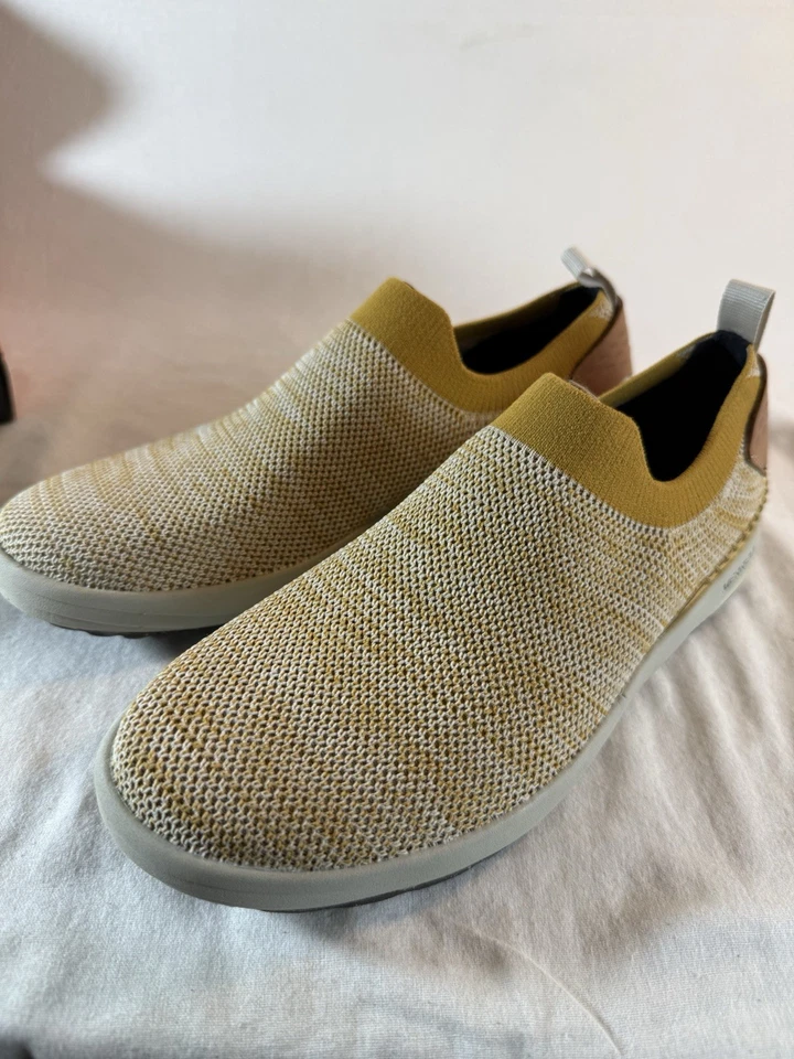 Merrell J001014 Gridway Mocasín Tenis Mujer Talla 7 Amarillo Zapatos Sin Cordones Foto 2 de 4