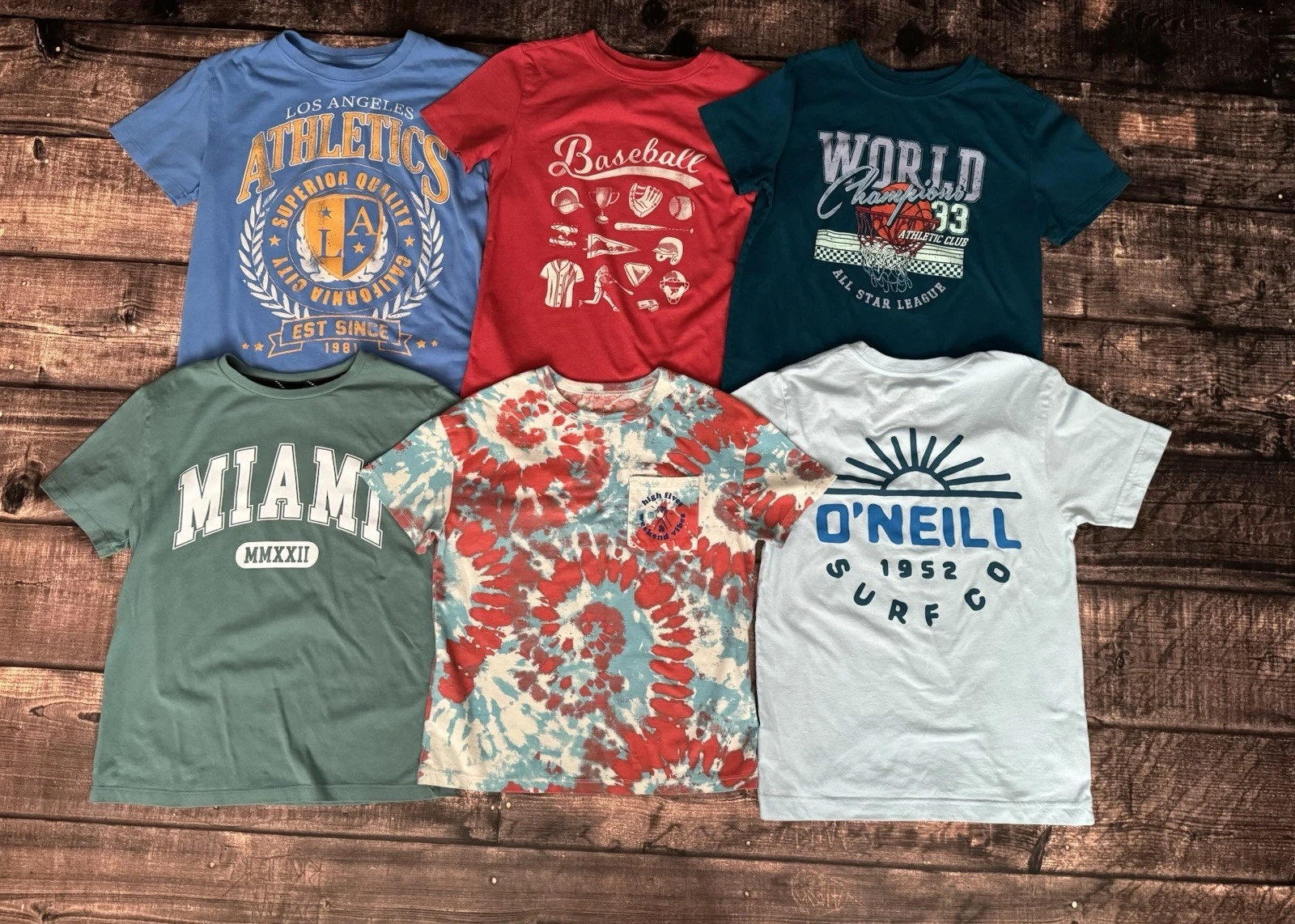 11 items Boys Medium 8/10 Summer Clothing Lot Cat & Jack O’Neill Art Class
