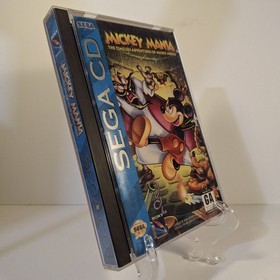 Mickey Mania Sega CD Complete In Original Packaging W/ Fold Out Poster