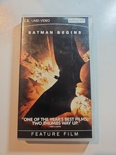 PSP UMD Batman Begins Movie CASE ONLY   