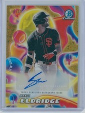 Bryce Eldridge 2025 Bowman Chrome Melt Mashers Auto Mini Diamond /50 #MMA-BE