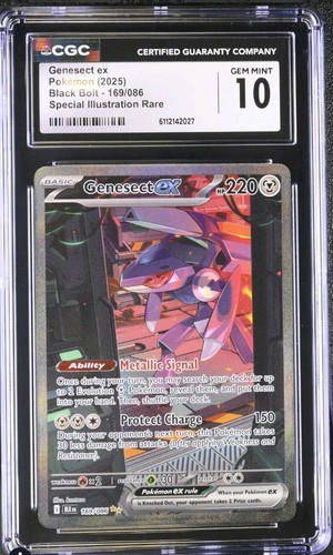 Genesect ex graded CGC 10 for sale on eBay
