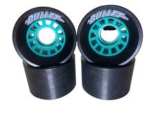 Bullet Hardcore Skateboard Wheels Set Cruiser Longboard Skate Bullet Hardcore Skateboard Wheels Set Cruiser Longboard Skate
