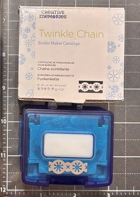 Creative Memories TWINKLE CHAIN Border Maker Cartridge Punch