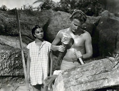 Jean Simmons + Donald Houston in The Blue Lagoon (1949)   Vintage Photo 959K