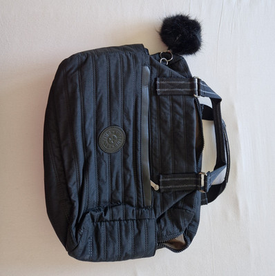 Kipling Damen Rucksack mittel Schwarz Nylon Reißverschluss, verstellbare Träger