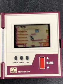 Mario Bros. Game & Watch MW-56 - 1983 Nintendo - Tested Working - Great Cond.