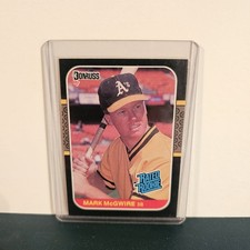 1987 Donruss MARK McGWIRE Rated Rookie Card #46 - A's 