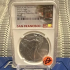 U.S. Mint American Eagle 2021 1 oz Silver Business NGC MS 69 San Francisco Coin
