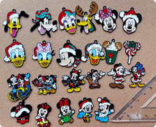100Pcs cartoon Christmas mickey minnie Charm necklace Pendant DIY Jewelry Making