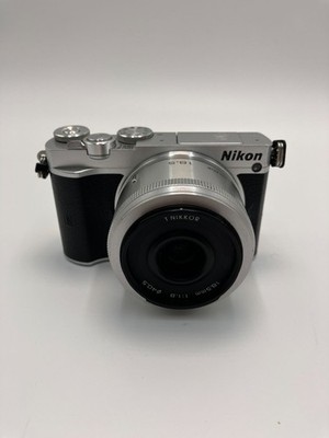 NIKON 1 J5 Silver Double Lens Kit 18.5mm 30-110mm JAPAN Tested