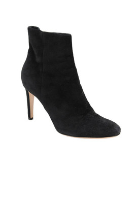 Gianvito Rossi Womens Suede High Heels Ankle Boots Shoes Black Size 9.5