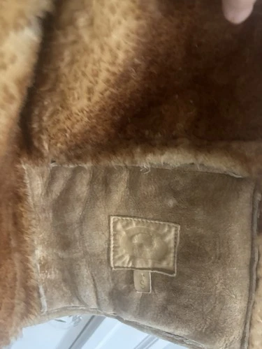 VTG Overland Sheepskin Co. Shearling Vest Multi Pocket Western Men's Small image 10