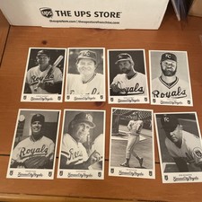 Kansas City Royals team Issued Photo Card Postcard Lot 20 Cards…12 