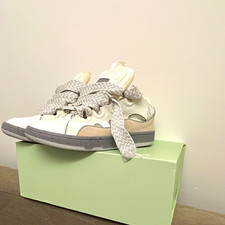Lanvin Herren Sneaker Low Top Weiß/Grau EU 4...