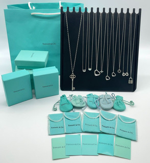 Auth Tiffany&Co.SV925 Pendant Necklace Accessories Set10 W/Box/Bag SK120354