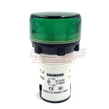 New  SIEMENS Panel Indicator 3SB6216-6AA40-1AA0 Green 3SB62D6G (1PCS)