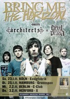Bring Me The Horizon - Theres A Hell, Tour 2011 | Konzertplakat | Poster