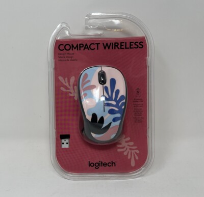 Logitech Design Compact 2.4GHz Wireless Mouse 910-006607 (Coral Reef)