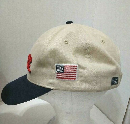 Padgett Cranes Embroidered on Front of Hat Cap and US Flag on Side by Richardson - Picture 4 of 5