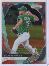 2020 Panini Prizm Cosmic Haze #65 Liam Hendriks Oakland Athletics