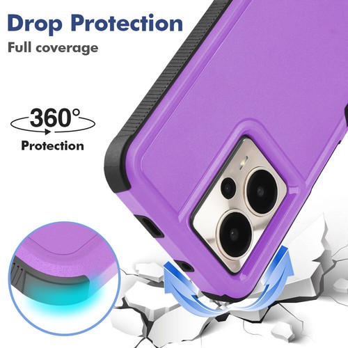 Para Cricket Outlast 5G 2024 - Estuche Híbrido Doble Capa a Prueba de Golpes Impacto - Imagen 14 de 26