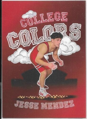 2024-25 Onit Ohio State Wrestling JESSE MENDEZ College Colors Matte SP Insert