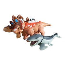 Jurassic World Set Of 3 Dinosaur Toys Stegasaurus Triceratops