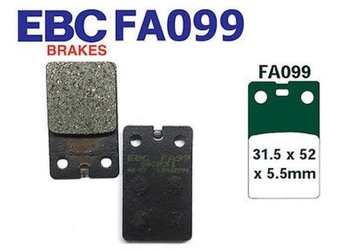 EBC Pastillas Freno FA099 para Benelli Diablo 50 80 Spring 50 Gilera Eaglet 50