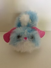 Pomsies Light Blue Dog Lulu Puppy Interactive Plush Wearable w/Instructions
