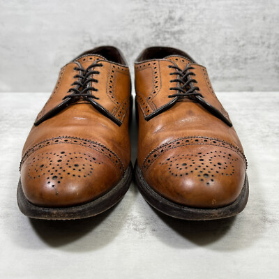 Allen Edmonds Sanford Medallion Brogue Cap Toe Derby Shoes  display picture 1