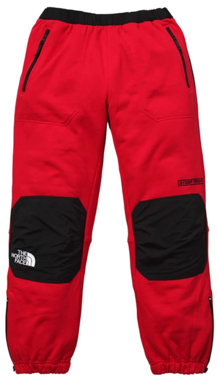 DS RARE SS16 SUPREME x THE NORTH FACE STEEP TECH PANTALON DE SURVÊTEMENT TNF ROUGE TAILLE MEDIUM