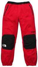 DS RARE SS16 SUPREME x THE NORTH FACE STEEP TECH SWEATPANT TNF RED SZ MEDIUM