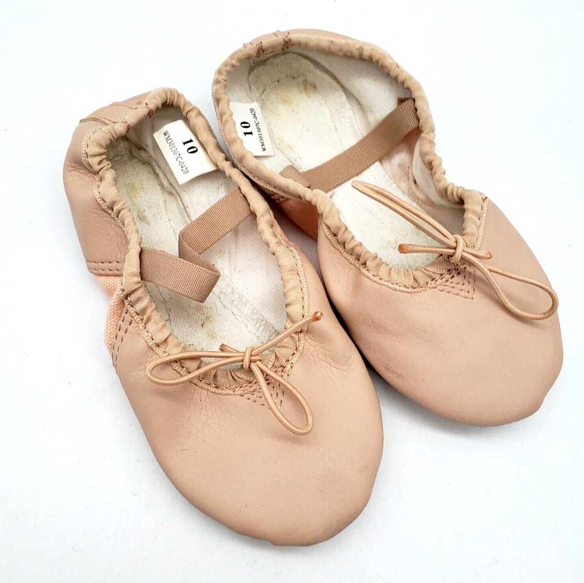 Pink Ballet Shoes Size 10 Toddler Young Girls Child Unisex Boys Kids