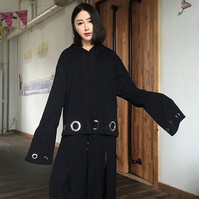 Low Cost Fashion Women Hoodie Pullover Sweatshirt Long Sleeve Casual Loose Top Black Low Cost Fashion Women Hoodie Pullover Sweatshirt Long Sleeve Casual Loose Top Black
