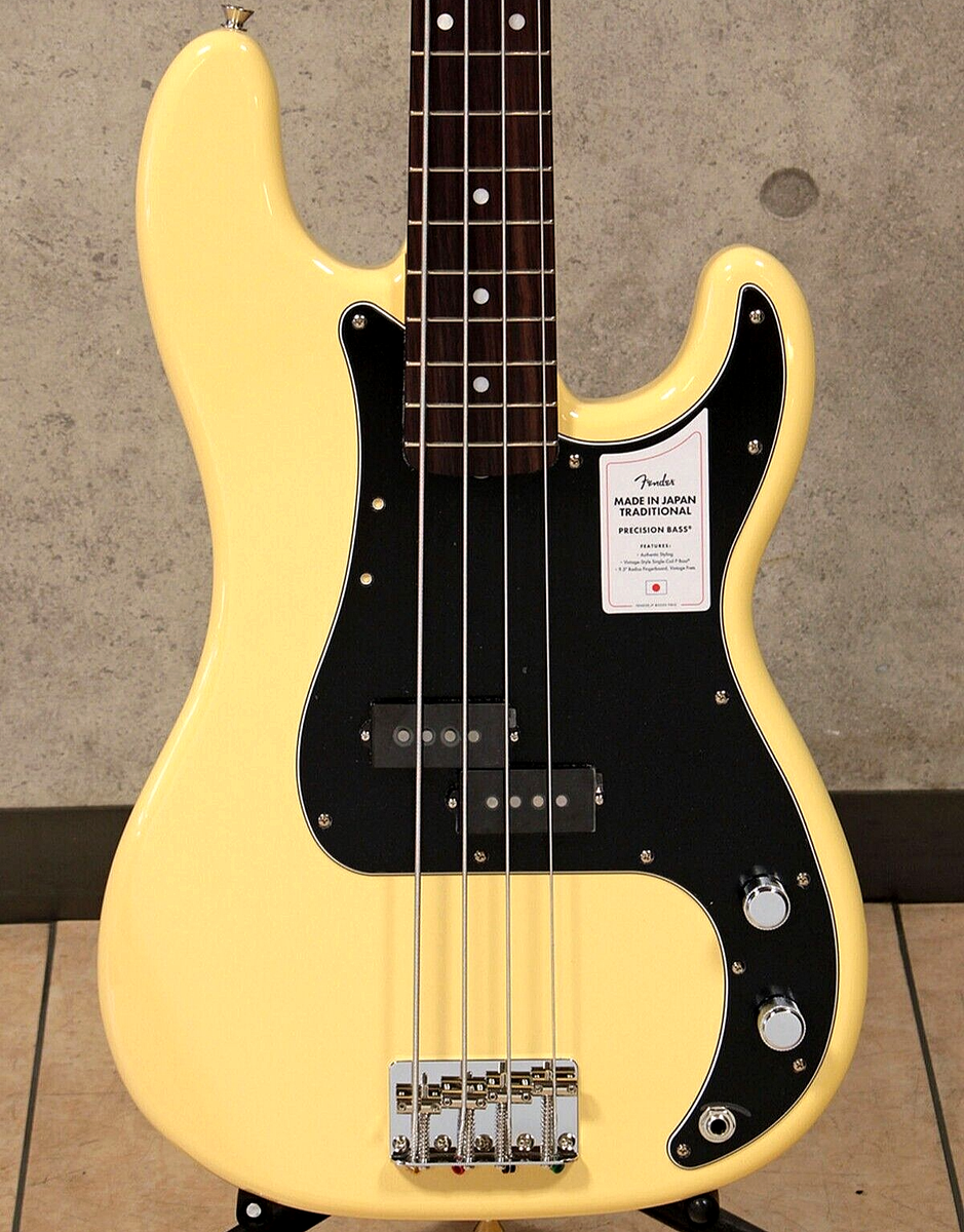 Fender Made in Japan Traditional 70s Precision Bass Vintage White