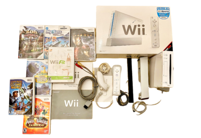 Nintendo Wii Sports White Home Console with 7 games Mint Condition