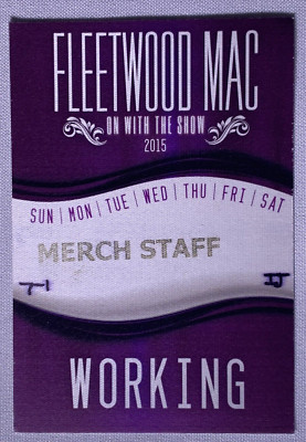Fleetwood Mac Buckingham McVie Nicks Pass Original On With The Show 2015 #2