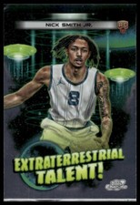 2023-24 Topps Chrome Cosmic #ET-25 Nick Smith Jr. Extraterrestrial Talent