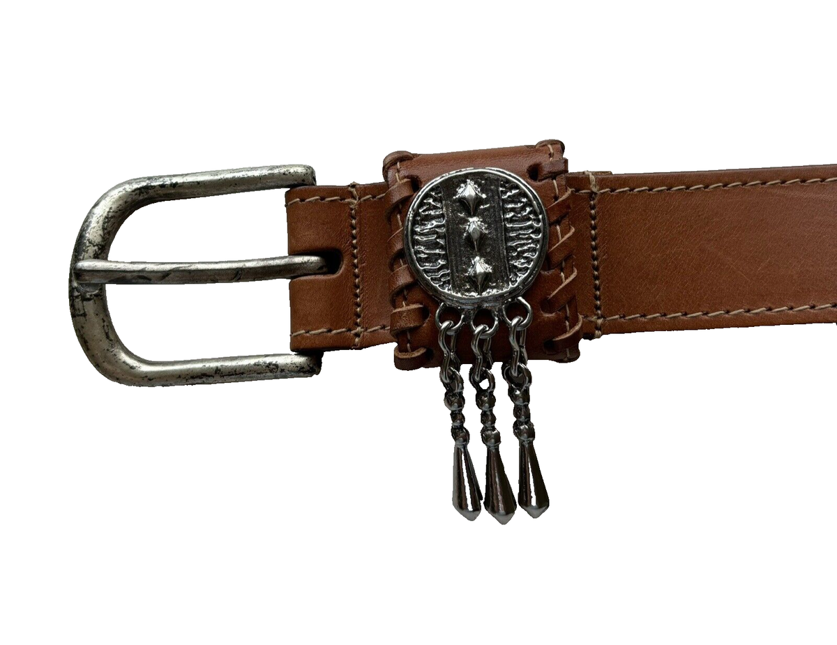 Vintage Brown Genuine Leather Southwestern Belt Made in Guatemala Brown Leather Guatemala Belt - Etsy main image 3