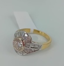 2 Carat Baguette Diamond Solitaire Ring. IGI Certificate