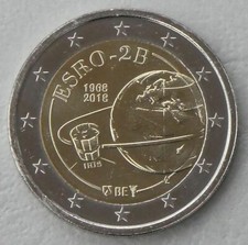 2 Euro Commemorative Coin Belgium 2018 ESRO 2B Satellite Uncirculated
