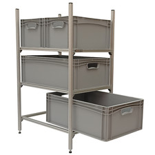 Wohnmobil Regal Regalsystem Heckgaragenregal Wohnmobilgarage Eurobox Heckgarage